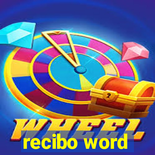 recibo word